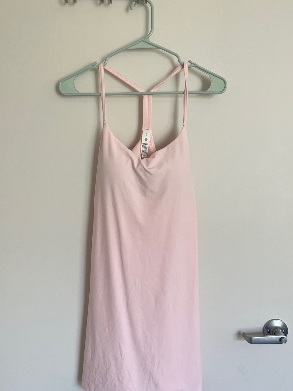 Lululemon Flow Y Dress B/C Cup – Pink Flare – Size L – NWT